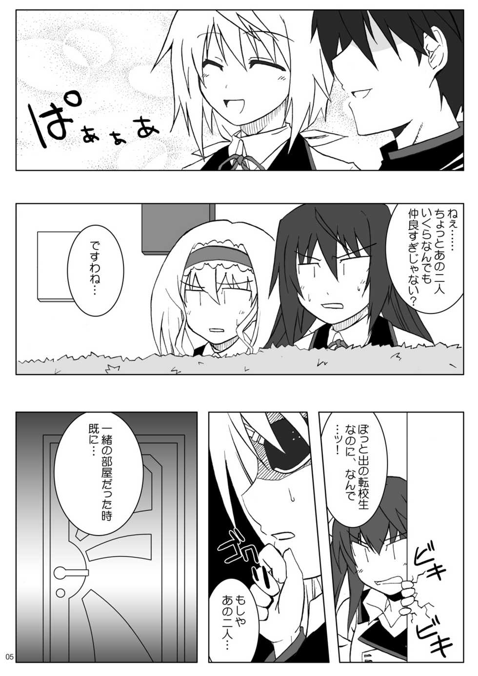 (SC51) [Raiden Yashiki (Yamaura Tamaki)] √ Char (Infinite Stratos) - Page 4