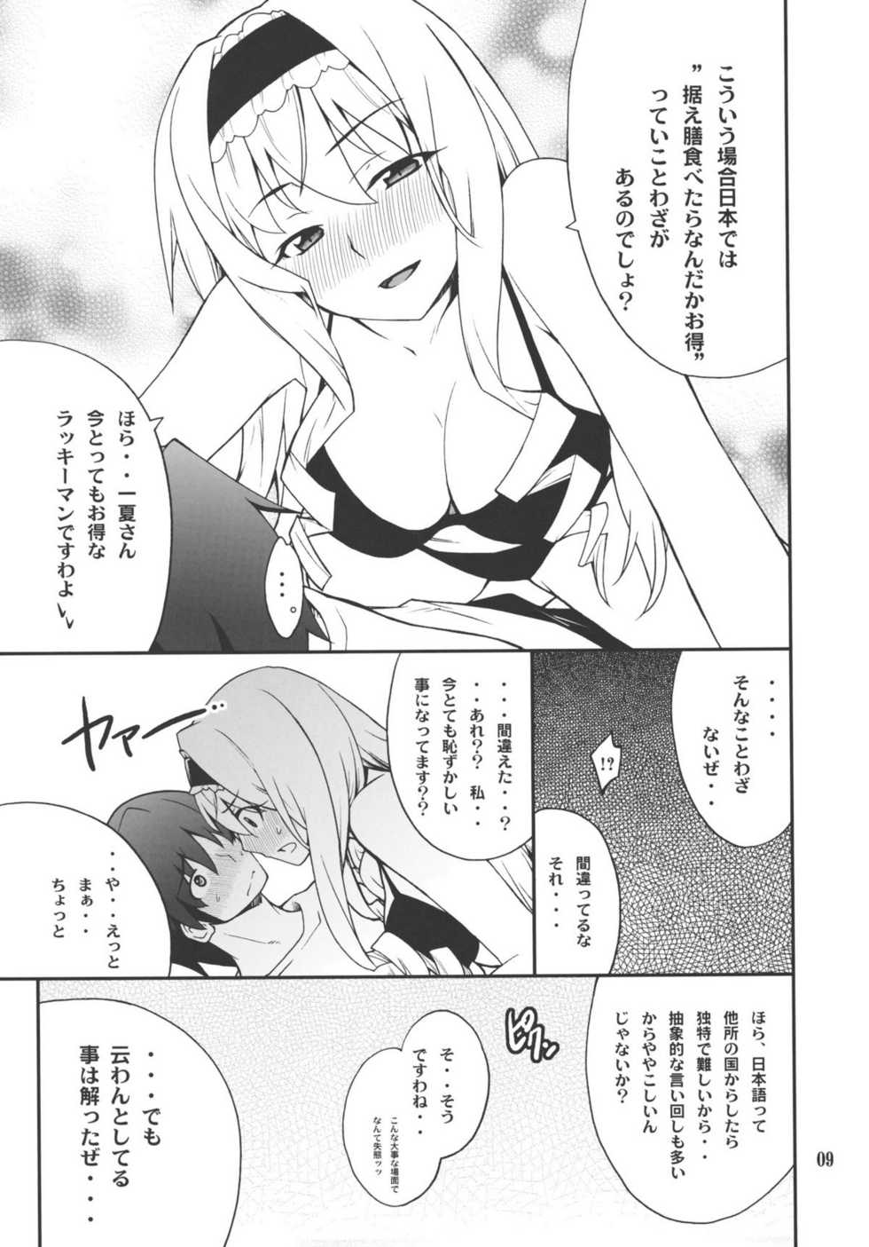 (C80) [P-FOREST (Hozumi Takashi)] Cecilia de Night (IS <Infinite Stratos>) - Page 8