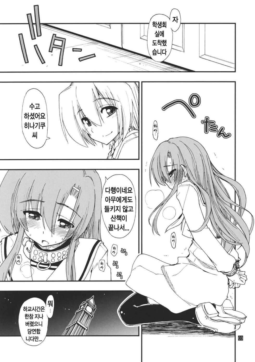 (C80) [Girigiri Nijiiro (Kamino Ryu-ya)] Hina to Hayate (Hayate no Gotoku!) [Korean] [Team HA-NU] - Page 3