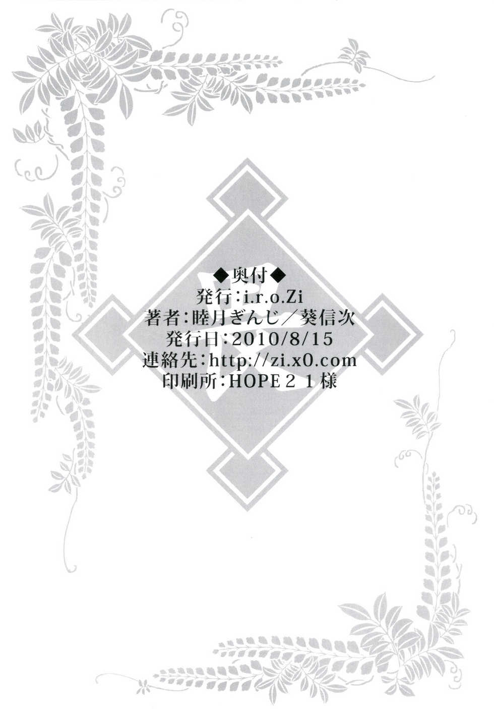 (C78) [i.r.o.Zi (Mutsuki Ginji, Aoi Shinji)] Yoru no Rikuo-sama wa Sugoindesu Ni (Nurarihyon no Mago) - Page 22