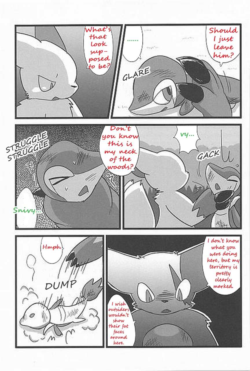 (Fur-st) [Dogear (Inumimi Moeta, Kurou Karasu)] Tsutahebishiiku Nisshi | Breeding Diaries of a Snake in the Grass (Pokémon) [English] [Twilight Stormshi] - Page 7