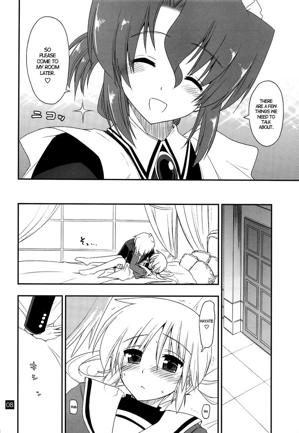 (C76) [Girigiri Nijiiro (Kamino Ryu-ya)] Nanoda!!!! (Hayate no Gotoku!) [English] [UNANIMAS] - Page 7