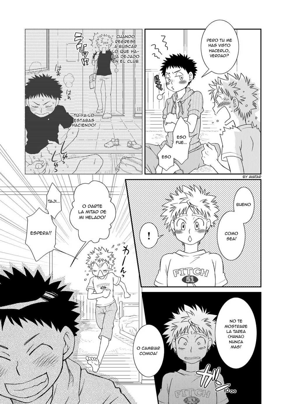 (C74) [Blue Drop (Guri)] Tennen Shikou 3 (Ookiku Furikabutte) [Spanish] [Avatar-kun] - Page 7