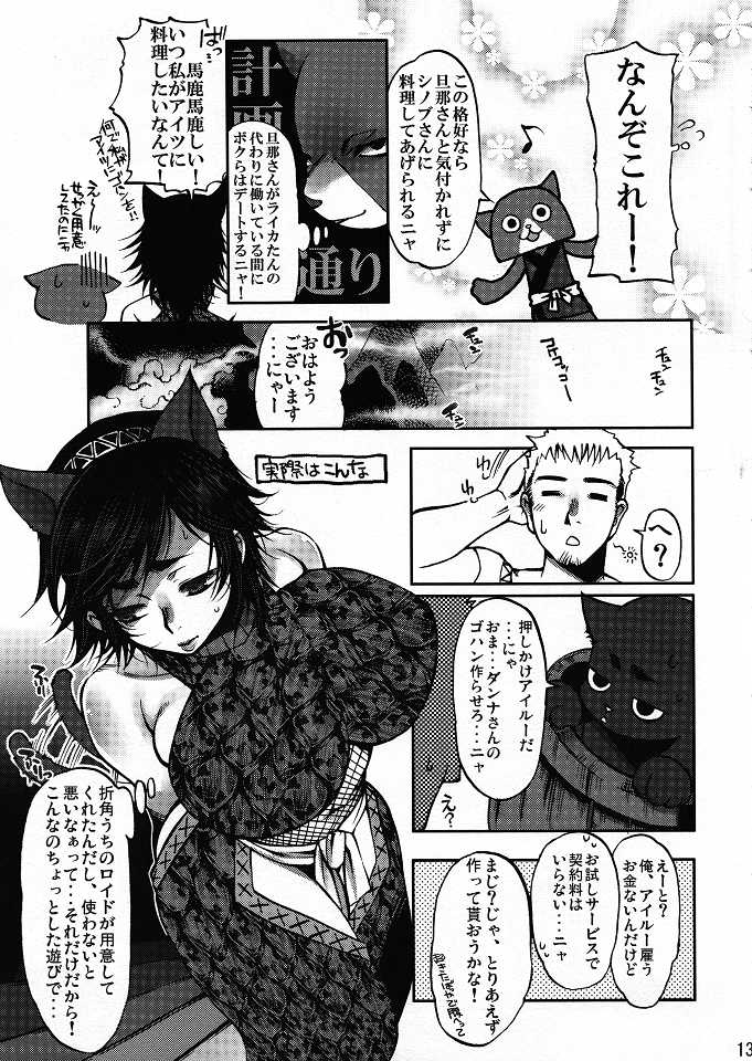 (C80) [Laikaloid (Kamitani)] Monmon Karyuudo 1 (Monster Hunter) - Page 12