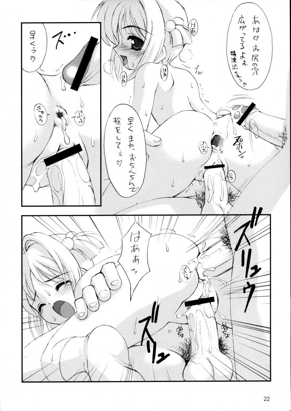 (C63) [Chokudoukan (Hormone Koijirou, Marcy Dog)] Please Teach Me 5 (Card Captor Sakura) - Page 23