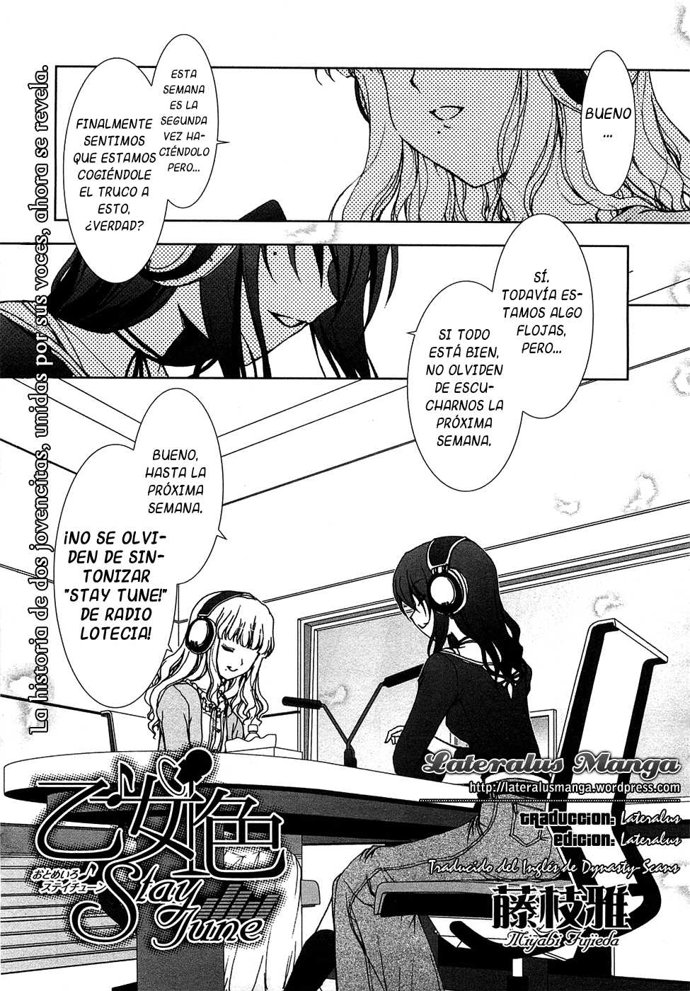 [Atelier Miyabi (Miyabi Fujieda)] Otome-iro Stay Tune c.01-04 COMPLETA [Espa&ntilde;ol] [Lateralus-Manga] - Page 2