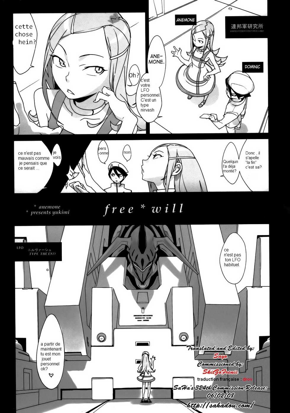 (C68) [Enuma Elish (Yukimi)] Free Will (Eureka 7) [French] [Drov] - Page 2