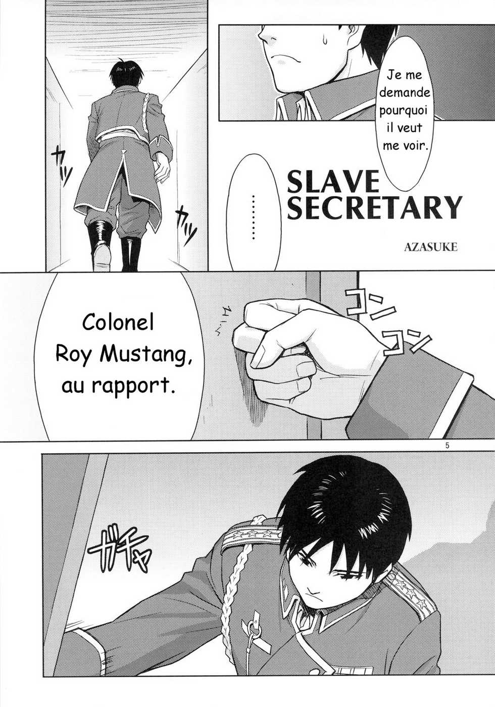 [Azasuke Wind] Slave secretary (Fullmetal alchemist) [French] - Page 3