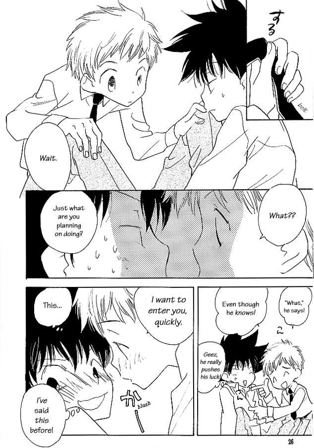 [SUMMER CHILD (Gin Kemeko)] Magic Mirror Kiss (Digimon Adventure) [English] [lelenaa] - Page 25
