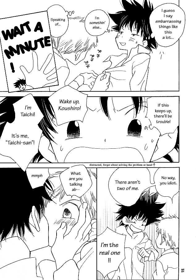 [SUMMER CHILD (Gin Kemeko)] Magic Mirror Kiss (Digimon Adventure) [English] [lelenaa] - Page 26