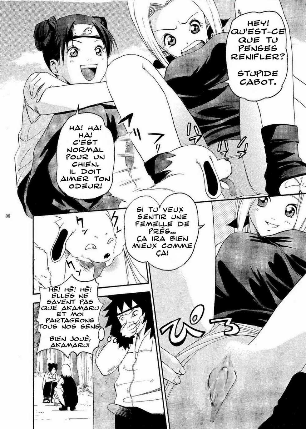 [Air Praitre (Chuuni no Keroyon, Nikel)] Kunoichi Hatsujouchuu!! | Kunoichi in Heat (Naruto) [French] [Doujins Français] - Page 5