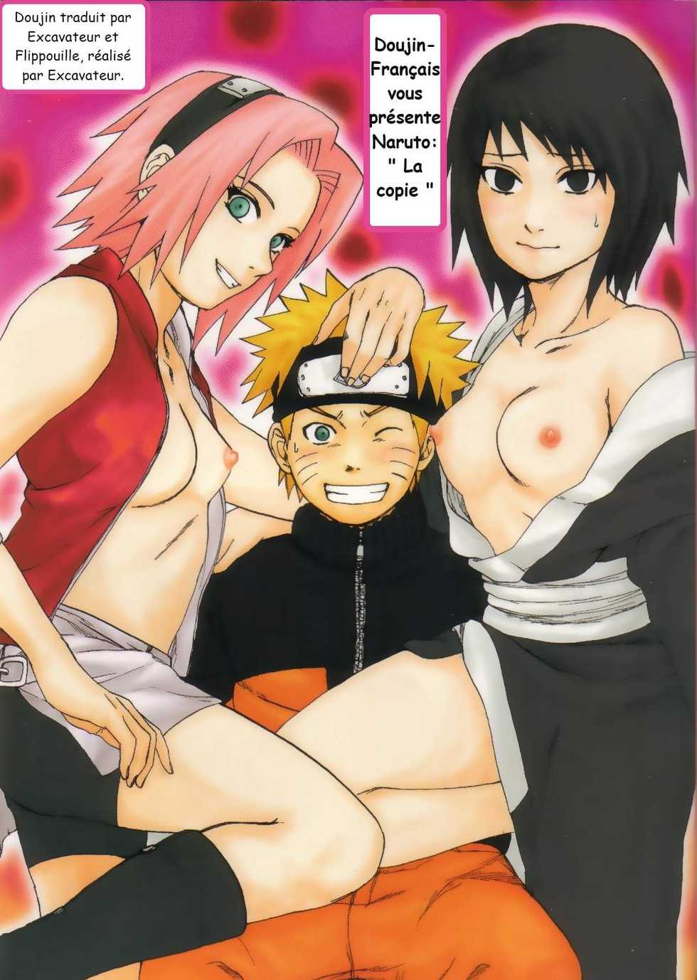(SC29) [PETS (rin, kuro, may)] Nisemono (Naruto) [French] [Excavateur + Flippouille] [Colorized] - Page 2