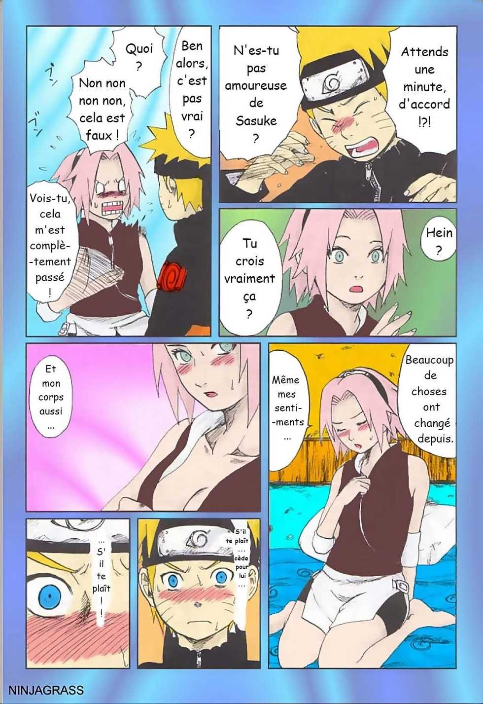 (SC29) [PETS (rin, kuro, may)] Nisemono (Naruto) [French] [Excavateur + Flippouille] [Colorized] - Page 13