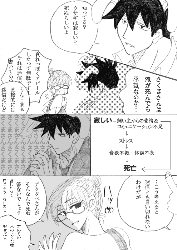 [Tama] 【アクさく】うさタベさんですよ、さくまさん。 - Page 14