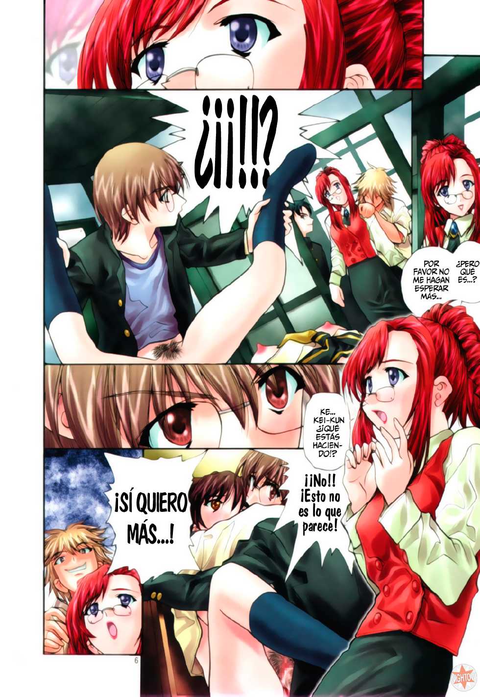 (CR31) [Irodori (Soyosoyo)] Soyosoyo's Works 5 (Onegai Teacher) [Spanish] [Nightow Scanlations] - Page 6
