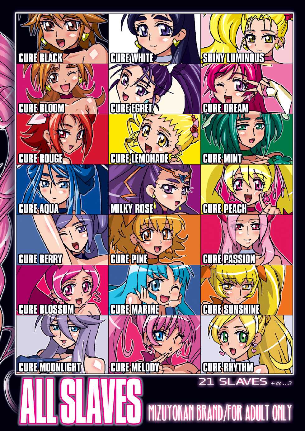 Reading Studio Mizuyokan (Higashitotsuka Rai Suta) ALL SLAVES (Precure) Dig...