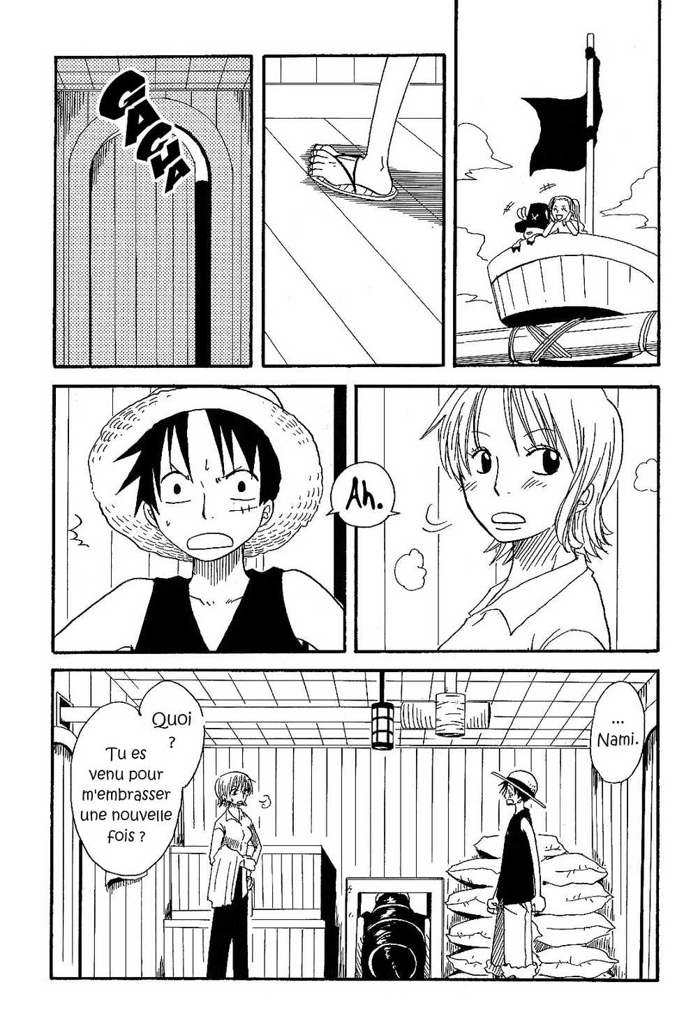 [CHANNEL KING (Fujisaki Kazuko)] Dakishimetara Kiss o Shiyou. (One Piece) [French] [Doujin-Francais] - Page 6