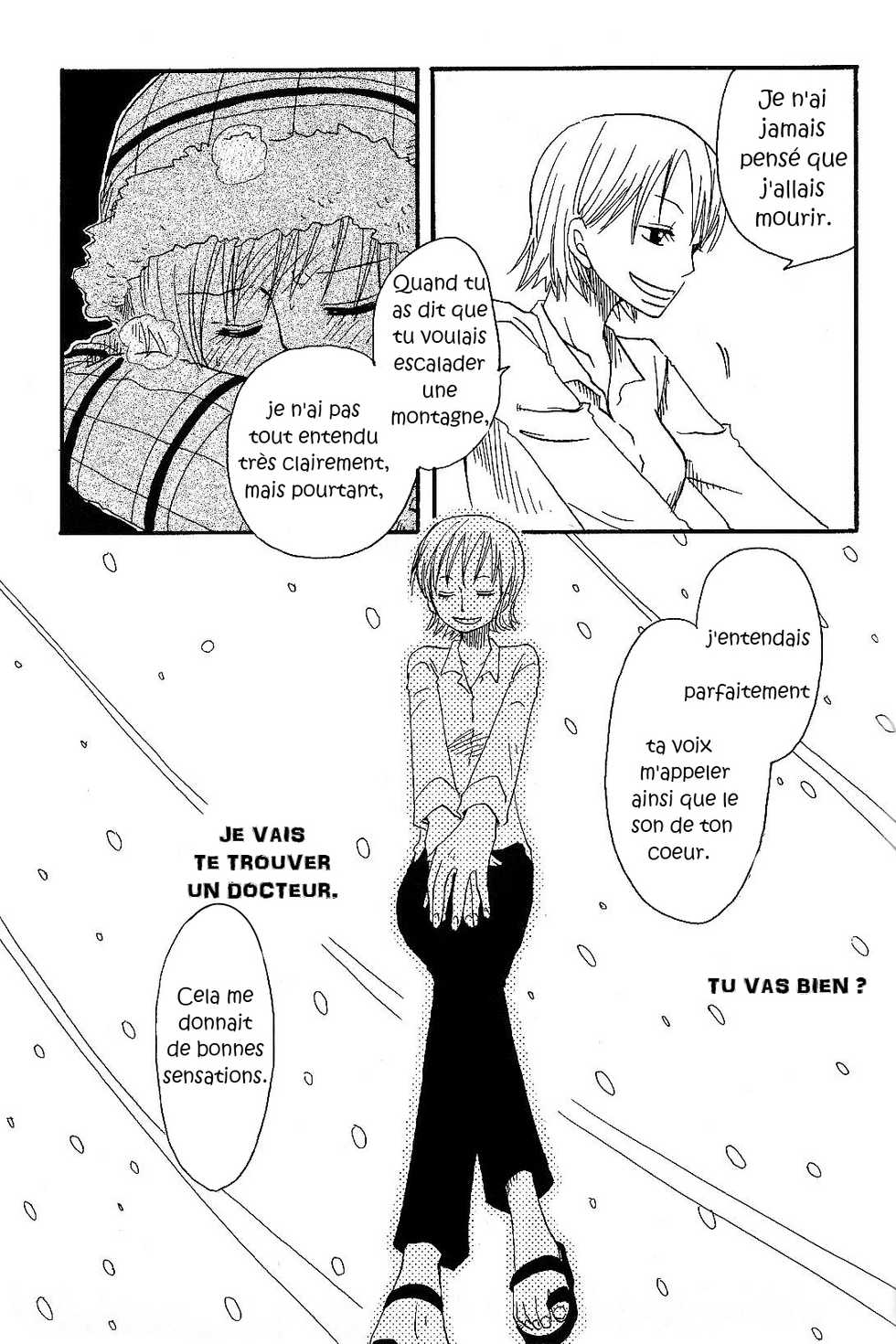 [CHANNEL KING (Fujisaki Kazuko)] Dakishimetara Kiss o Shiyou. (One Piece) [French] [Doujin-Francais] - Page 10