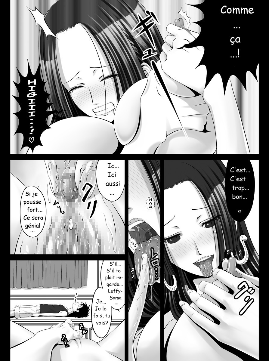 (SC46) [Carrot Works (Hairaito)] Chijotei Ah Hancock | Foolish Empress Hancock (One Piece) [French] [Vinclied] - Page 6