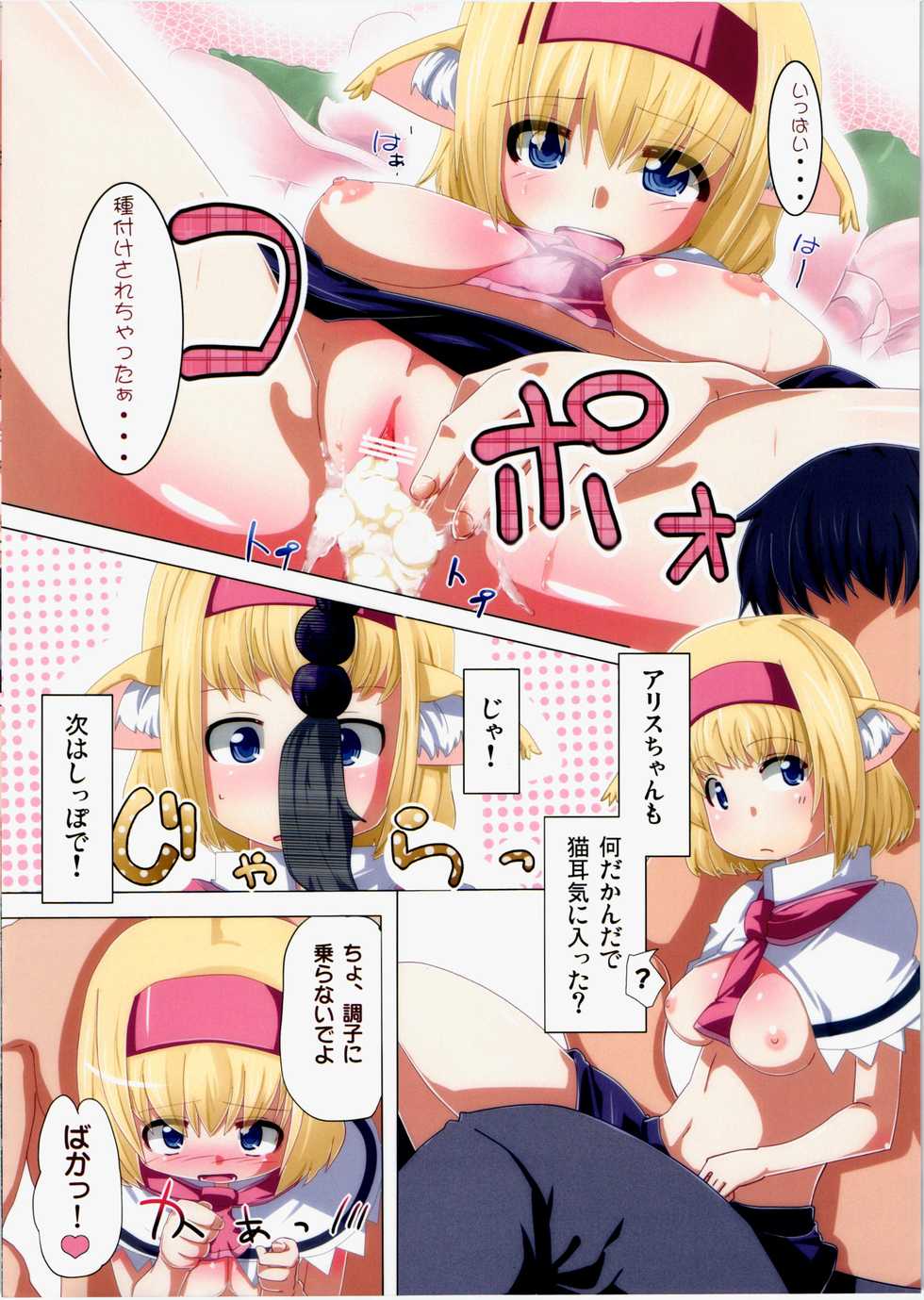 (C80) [AliceCreation (Ruku)] Nyan Nyan Neko Alice (Touhou Project) - Page 12