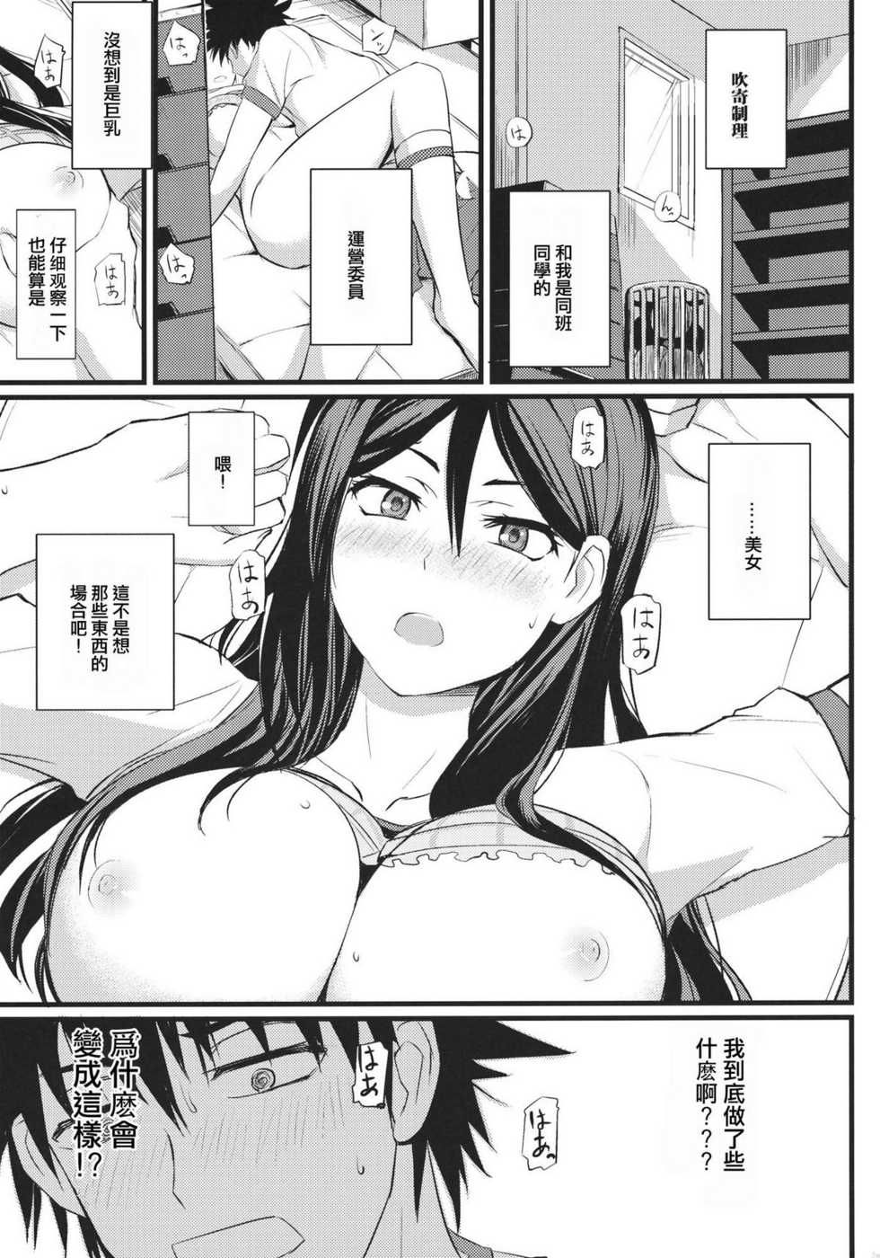 (C80) [FukaFuka Tenshoku (Popuran)] Fukiyose Kenkouhou (Toaru Majutsu no Index) [Chinese] [渣渣汉化组] - Page 3