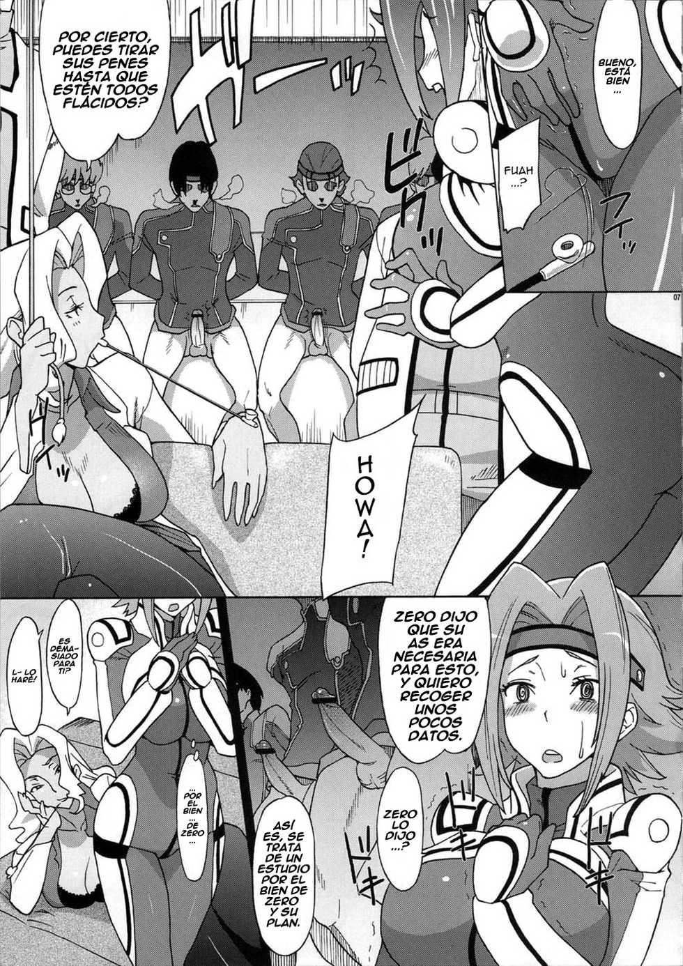 (C72) [Air Praitre (Ogata Mamimi)] Hakudaku Kishidan ~Kallen-chan Goranshin!~ (Code Geass) [Spanish] [XP95-Anime] [Incomplete] - Page 6
