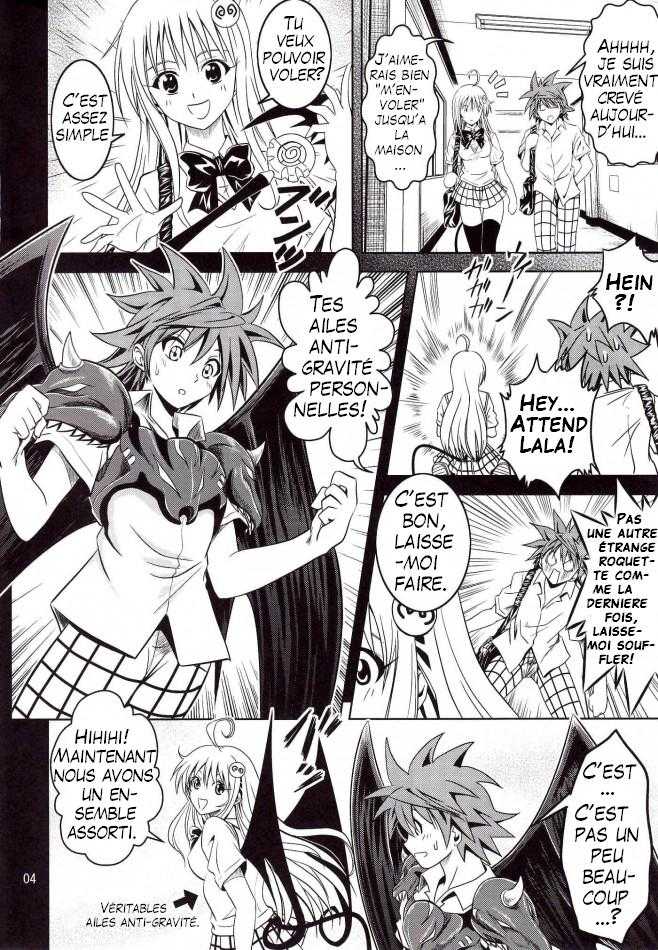 [Gangontou (Fukori)] Anoko-tachi ga Taihen na Koto ni Nattemasu (To LOVE-Ru) [French] - Page 4
