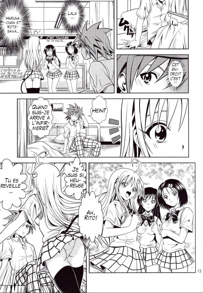 [Gangontou (Fukori)] Anoko-tachi ga Taihen na Koto ni Nattemasu (To LOVE-Ru) [French] - Page 13