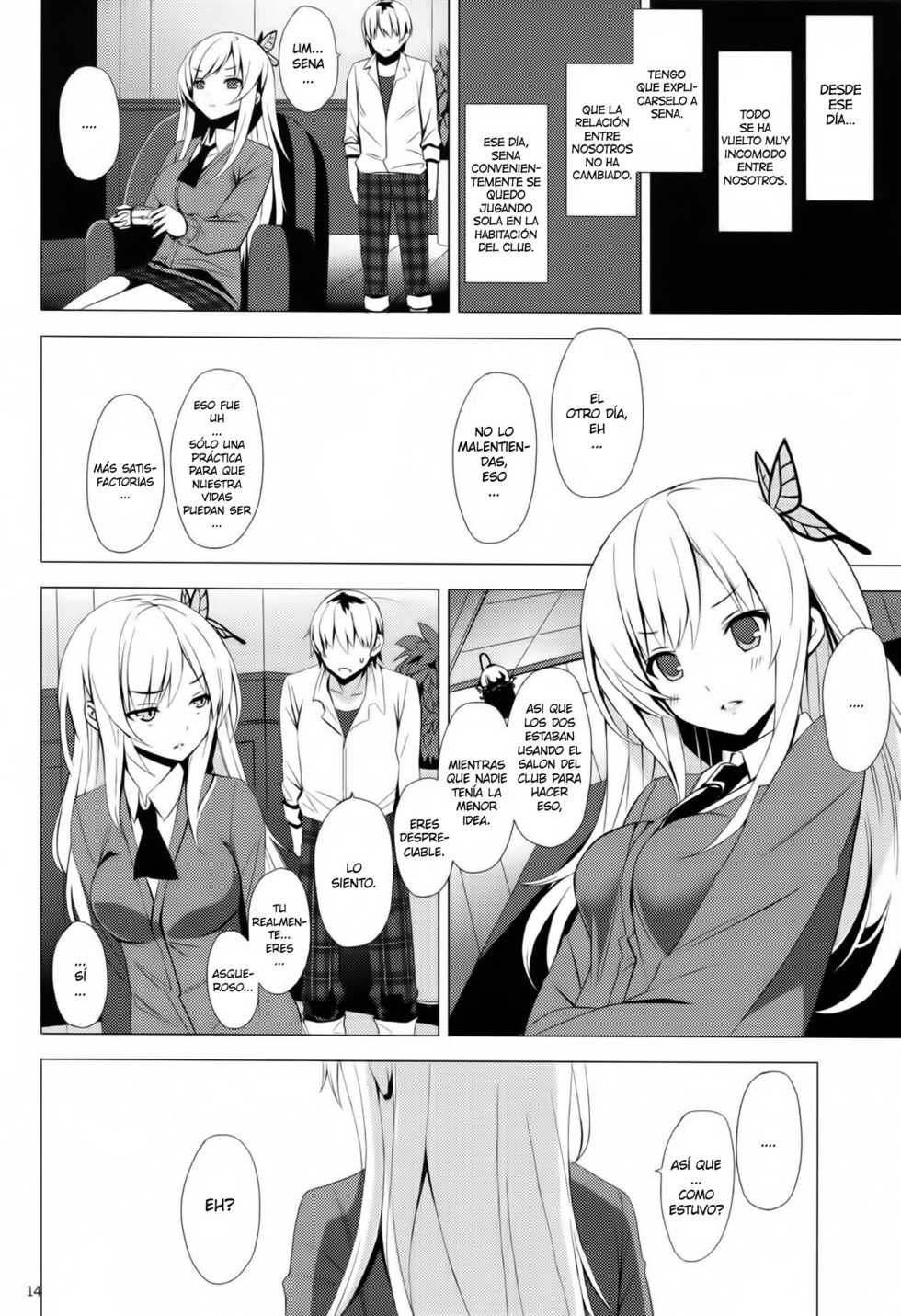 (C80) [Yellow avantgard (Mikoto Akemi)] B.F.F. (Boku wa Tomodachi ga Sukunai) [Spanish] [Koi Subs] - Page 13