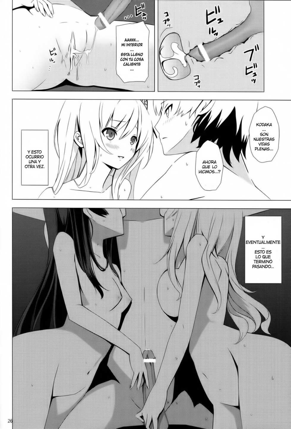 (C80) [Yellow avantgard (Mikoto Akemi)] B.F.F. (Boku wa Tomodachi ga Sukunai) [Spanish] [Koi Subs] - Page 25