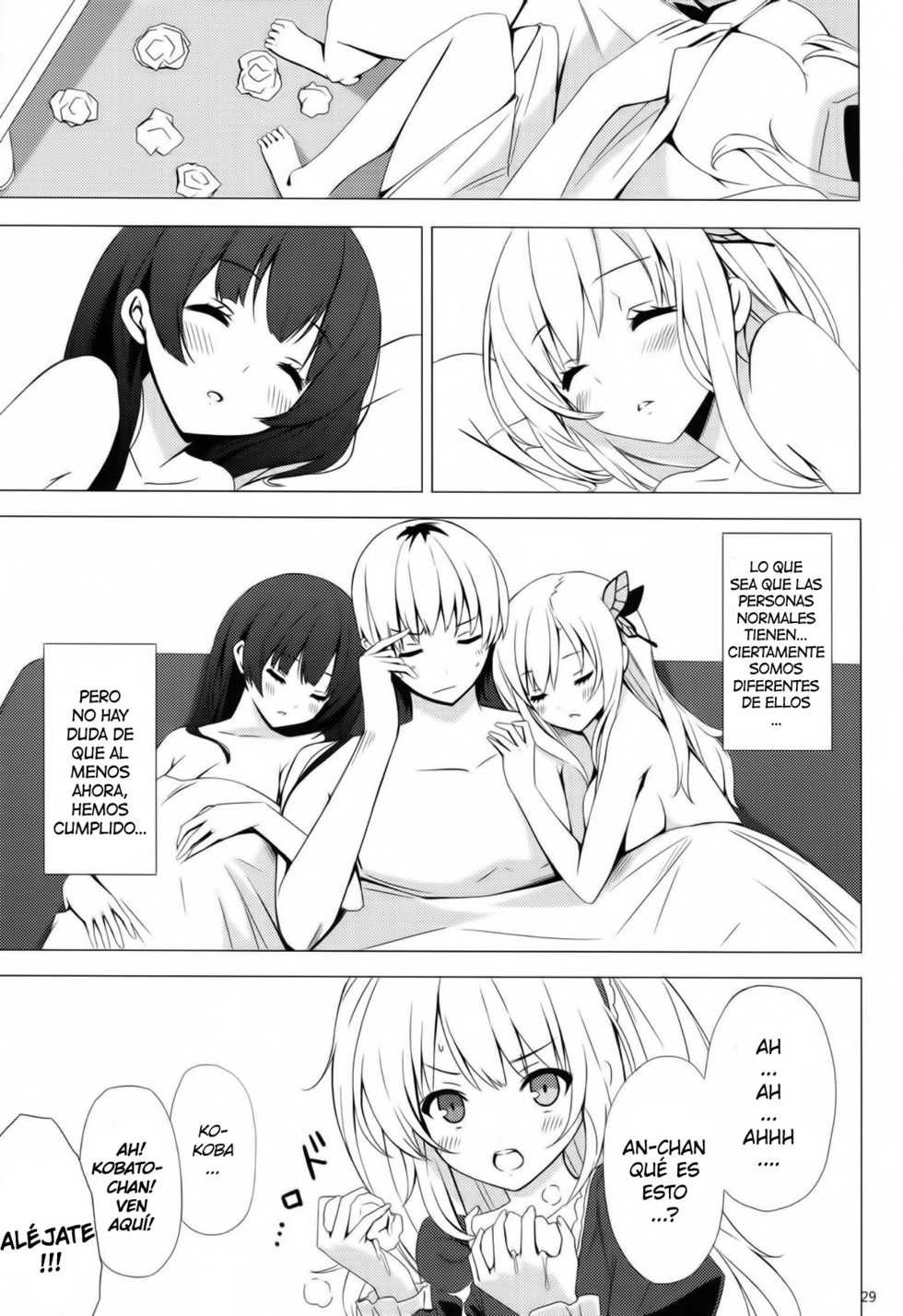 (C80) [Yellow avantgard (Mikoto Akemi)] B.F.F. (Boku wa Tomodachi ga Sukunai) [Spanish] [Koi Subs] - Page 28