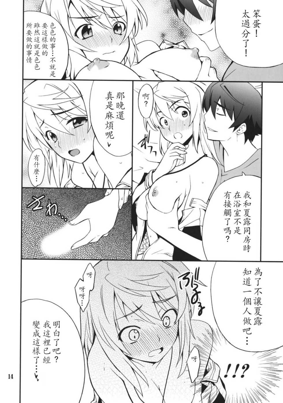 (COMIC1☆5) [P-FOREST (Hozumi Takashi)] Charlotte de Night (IS <Infinite Stratos>) [Chinese] [soulrr 個人漢化] - Page 14