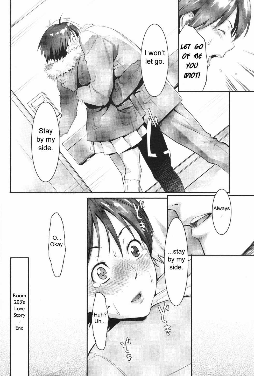 [Mikami Cannon] 203 Goushitsu Koi Monogatari | Room 203's Love Story (Men's Young Special IKAZUCHI 2008-03 Vol. 5) [English] [sirC] - Page 20