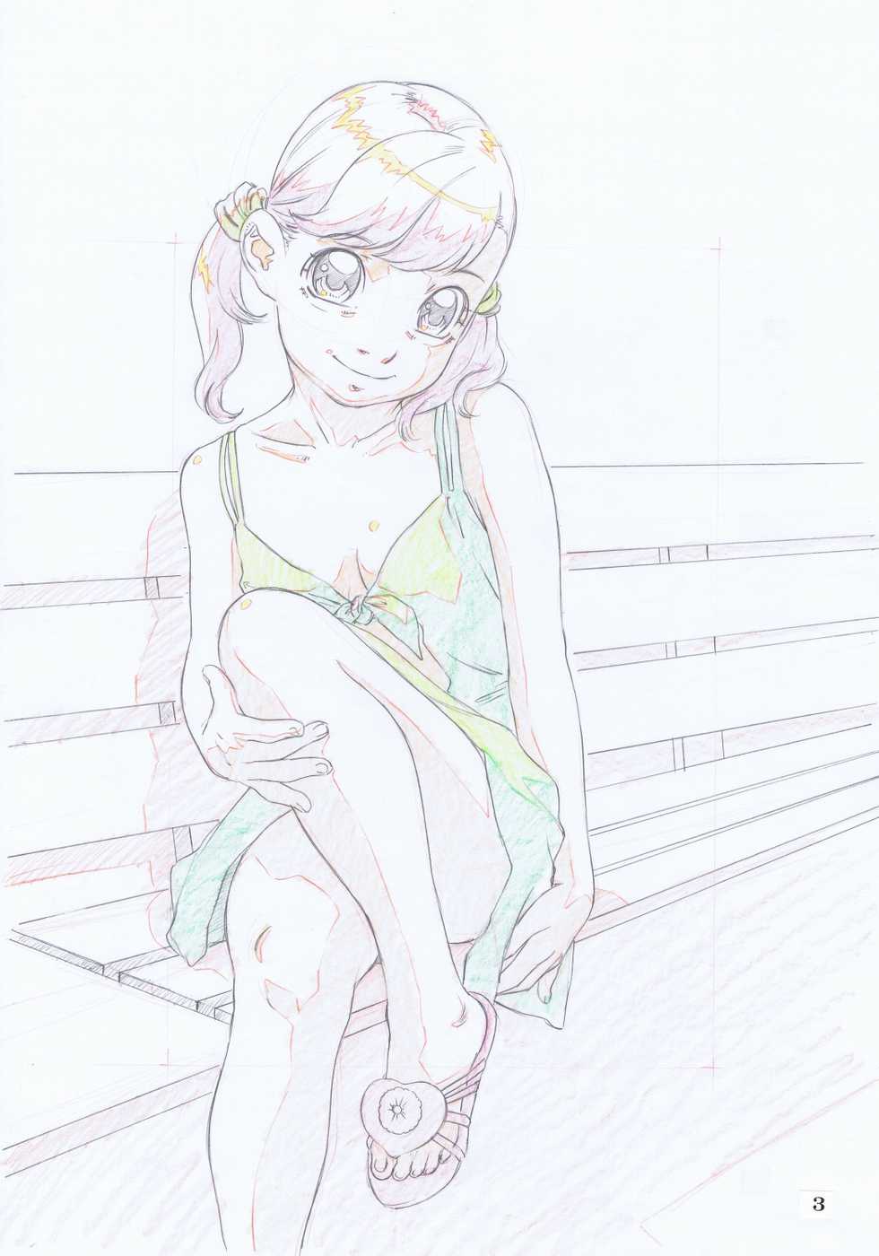 (C80) [Momonga Club (Hayashibara Hikari)] Rakugaki-s 16 ~Original Shoujo Enpitsu Genga shuu~ - Page 4