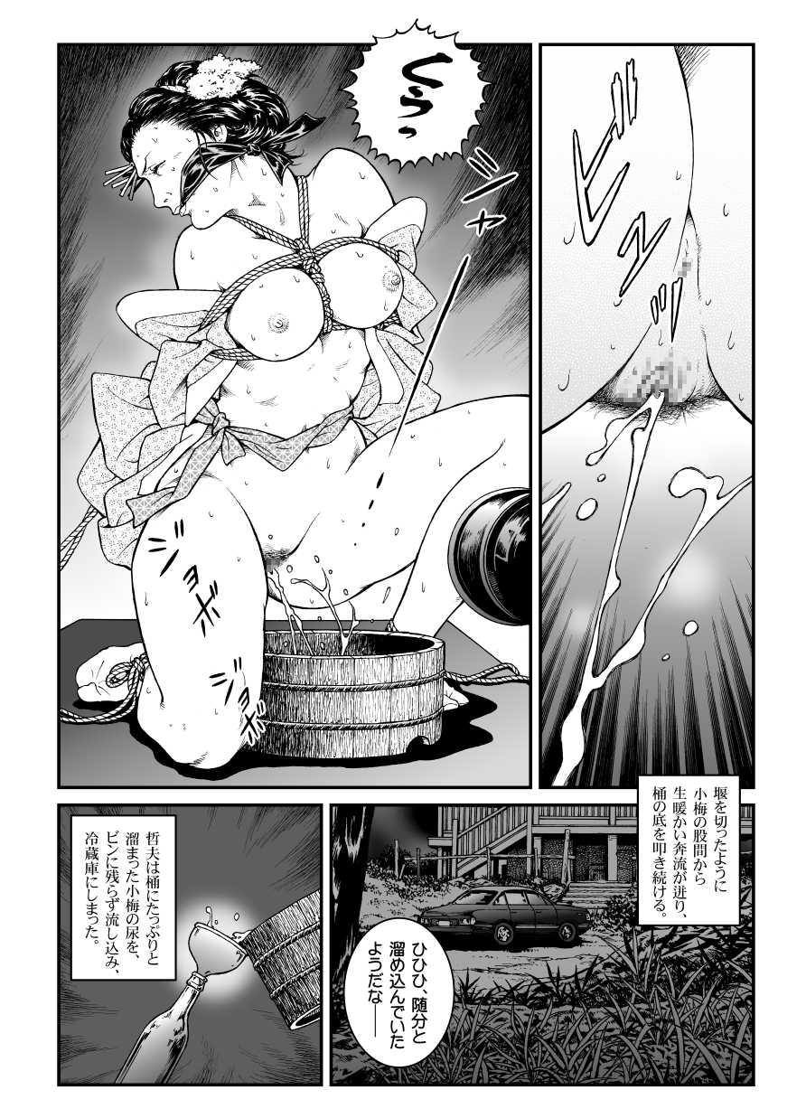 [Nightmare Express -Akumu no Takuhaibin-] Yokubou Kaiki Dai 446 Shou - Shouwa Ryoukitan Nyohan Shiokinin Tetsuo 1 Gion Maiko Yuukai Jiken (Zenpen) - - Page 16