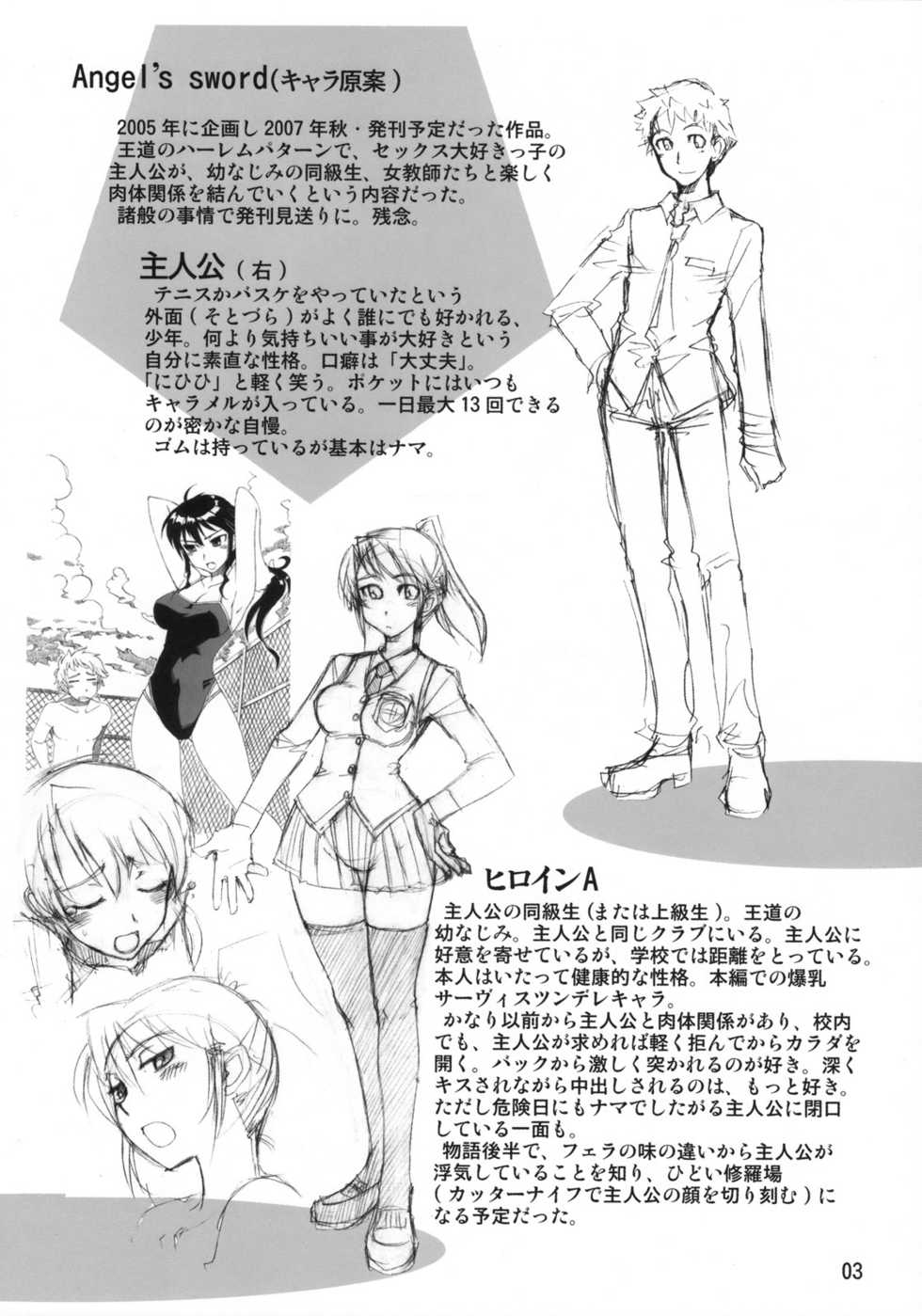 (C73) [AXZ (Kusanagi Tonbo)] Angel's Stroke 07 Kusanagi Tonbo Chotto H na Rakugaki Shuu - Page 4