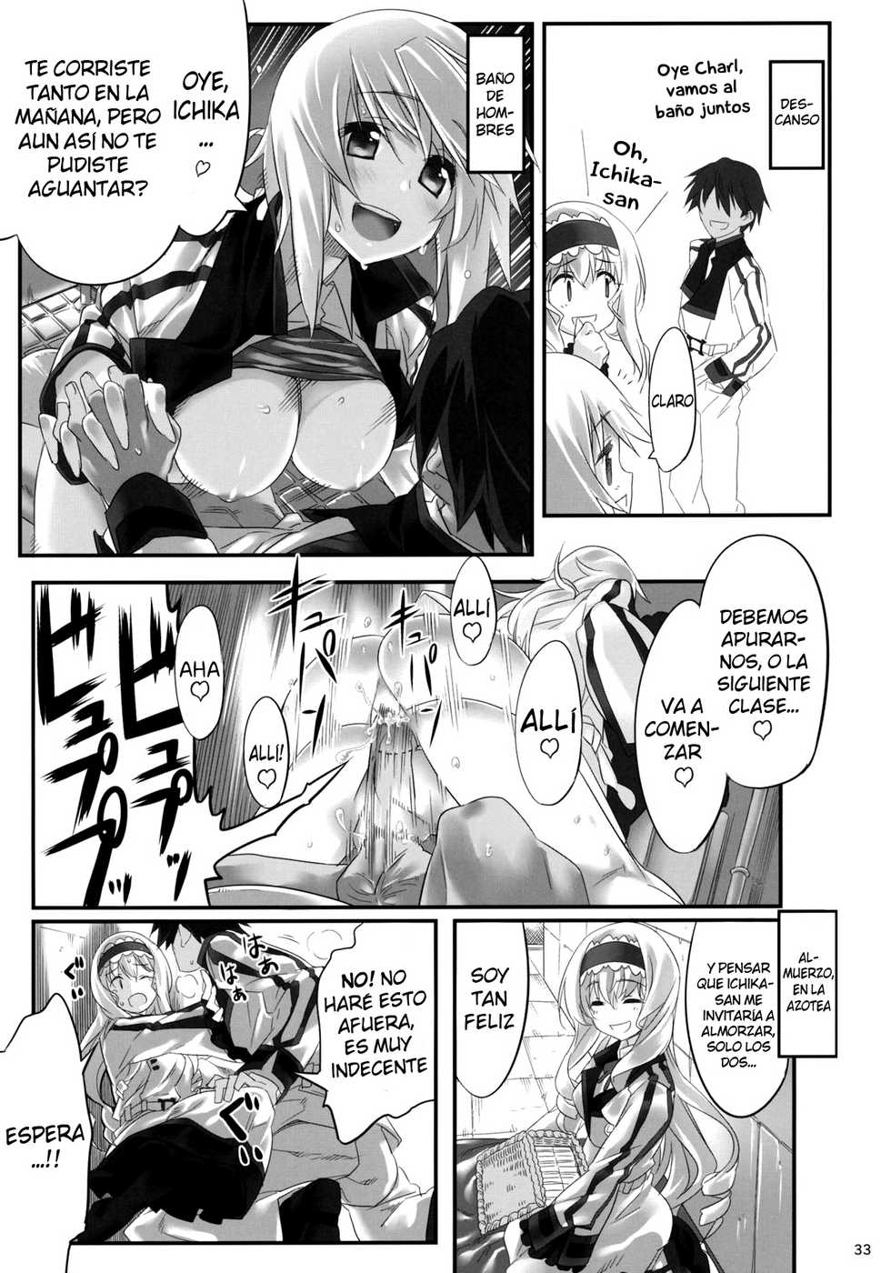 (C80) [Himura Nyuugyou (Himura Kiseki)] Yuuzai Shouko Bukken Sangou (IS <Infinite Stratos>) [Spanish] [Koi Subs] - Page 32