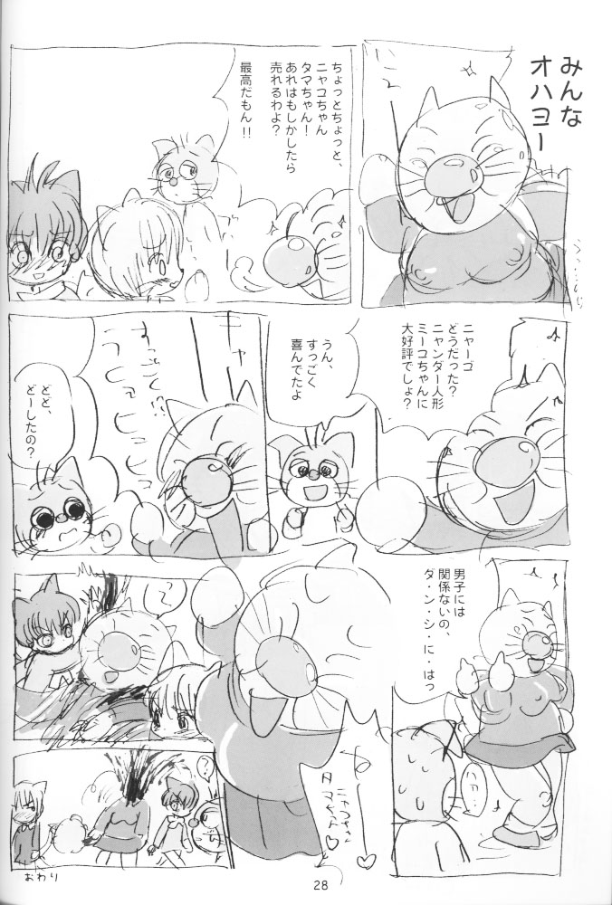 (CR28) [Sanketsushuu (Sanzui)] Tent de Nyanda Raper (Nyanda Kamen) - Page 27