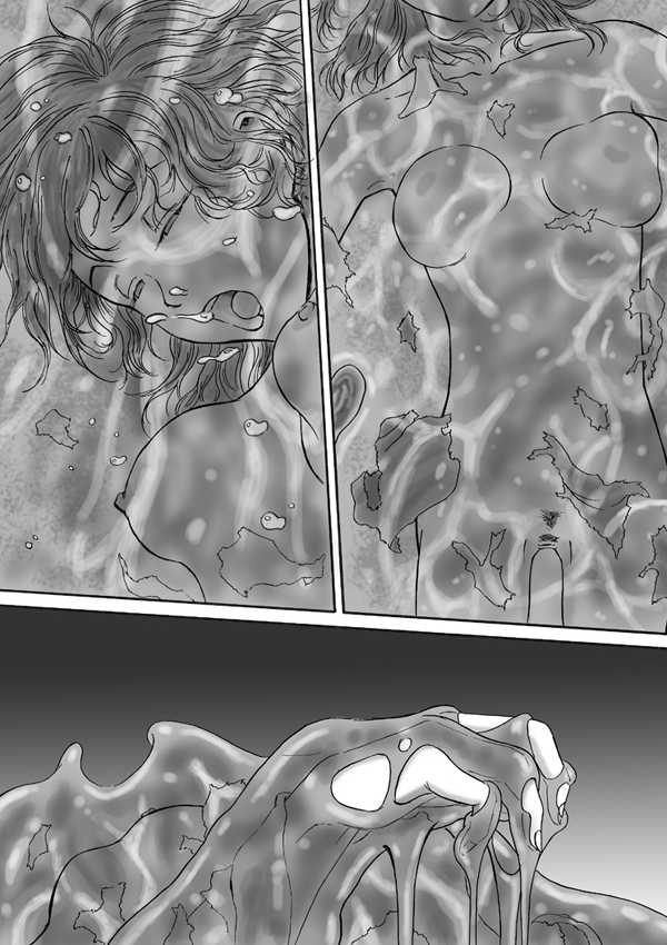 [Kasetsu Shirokuma Kakko Yoi (Yoikuma)] Slime-jou no Buttai ni Nomikomareru - Page 8