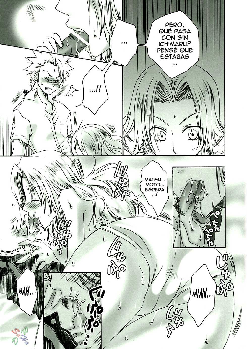 (Kanonana!) [Kurione-sha (YU-RI)] Kokucho Ranbu (Bleach) [Spanish] {XP95-Hentai} - Page 22