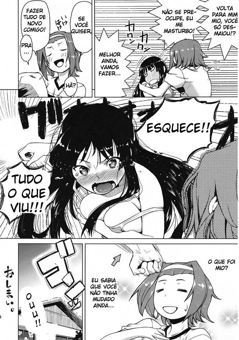 (C78) [Kyuukeijo no Higashi (Aduma Ren)] Sweet girls (K-ON!) [Portuguese-BR] [Hentai Arimasu] - Page 23