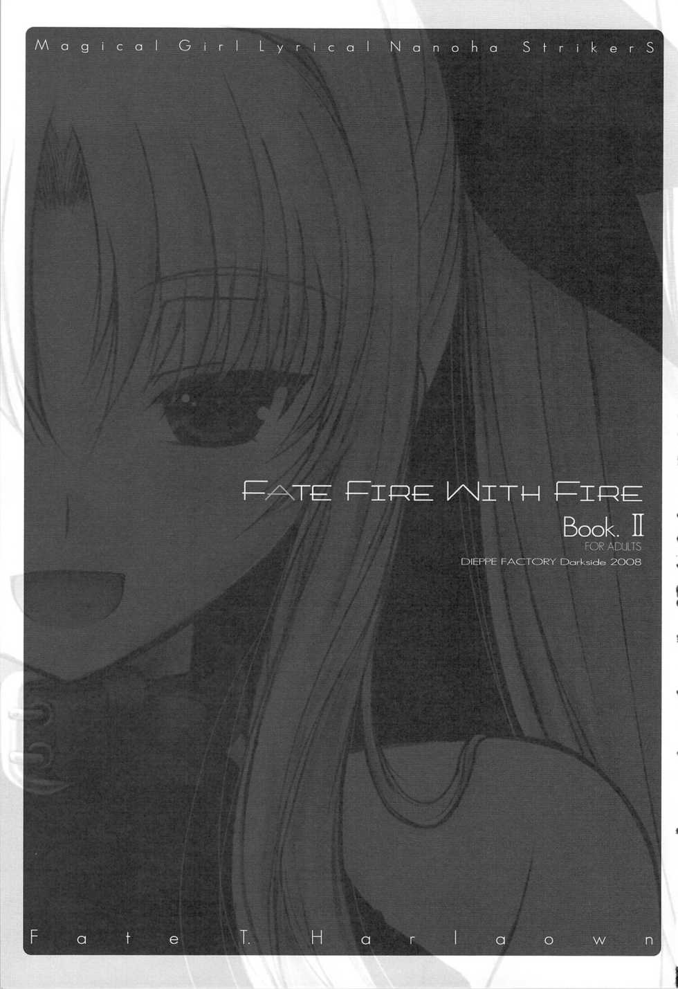 (C75) [Dieppe Factory (Alpine)] FATE FIRE WITH FIRE 2 (Mahou Shoujo Lyrical Nanoha)(korean) - Page 1