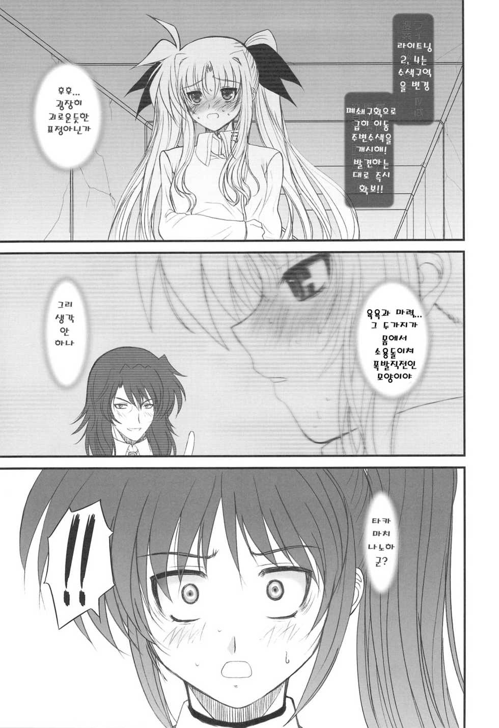 (C75) [Dieppe Factory (Alpine)] FATE FIRE WITH FIRE 2 (Mahou Shoujo Lyrical Nanoha)(korean) - Page 3