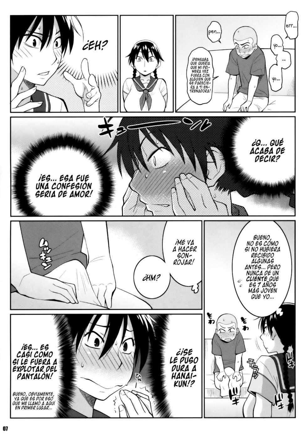 (C78) [TETRODOTOXIN (Nise Kurosaki)] Momokan no DeliHeal Kokuminteki Girlfriend | Momokan Mi Novia Prostituta Japonesa (Ookiku Furikabutte) [Spanish] =P666HF= - Page 6