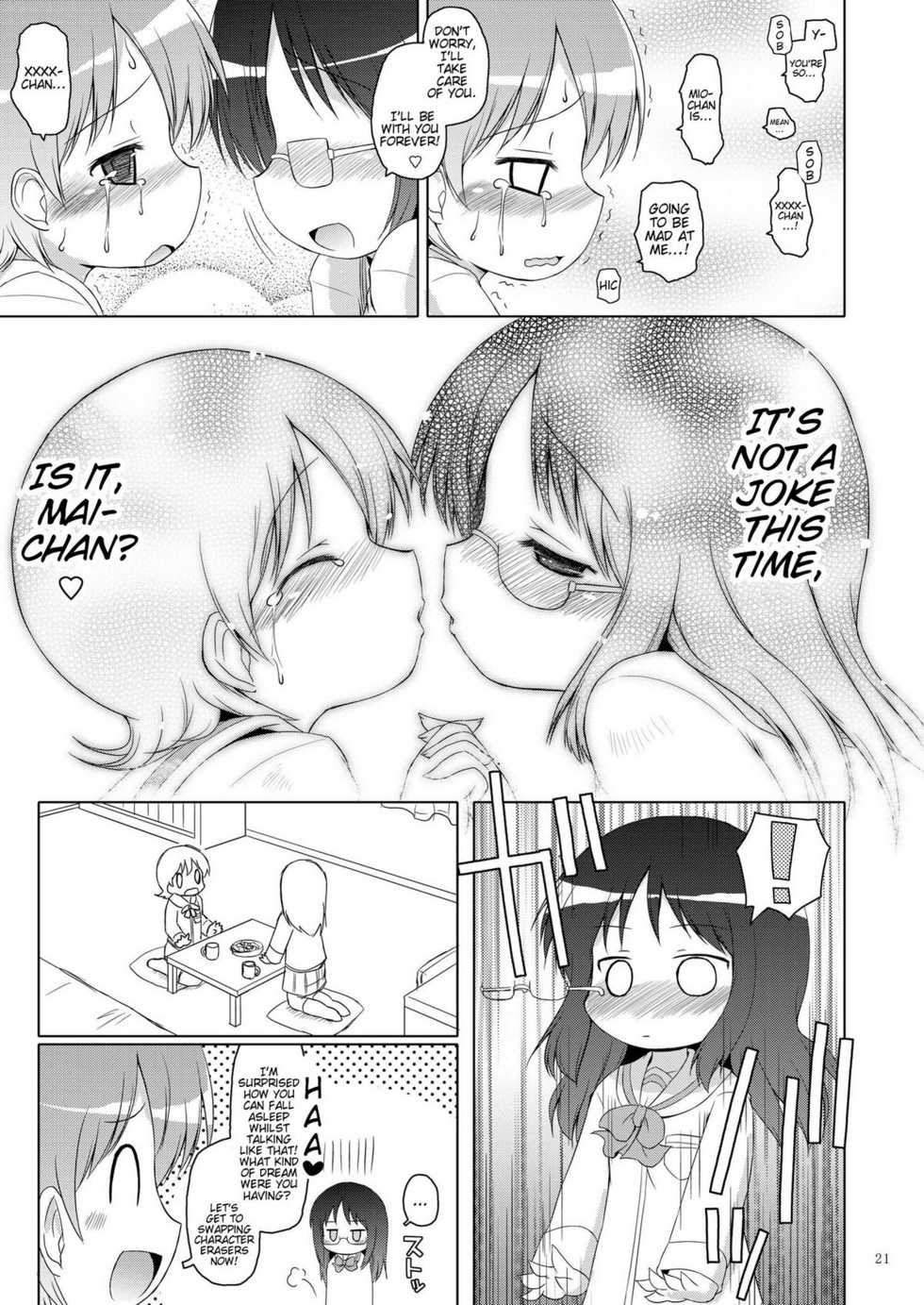 [Ororiya Enpitsudou (Murian, Hiroe Natsuki)] Zenkutsu (Nichijou) [English] [Trinity Translations] [Digital] - Page 21