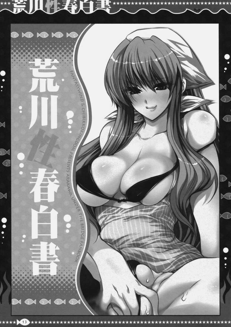 [FANTASY WIND, CHIBIKKO KINGDOM (Shinano Yura, Kekocha)] Arakawa Seiharu Hakusho (Arakawa Under the Bridge) [English] [Slayerjammer] - Page 12