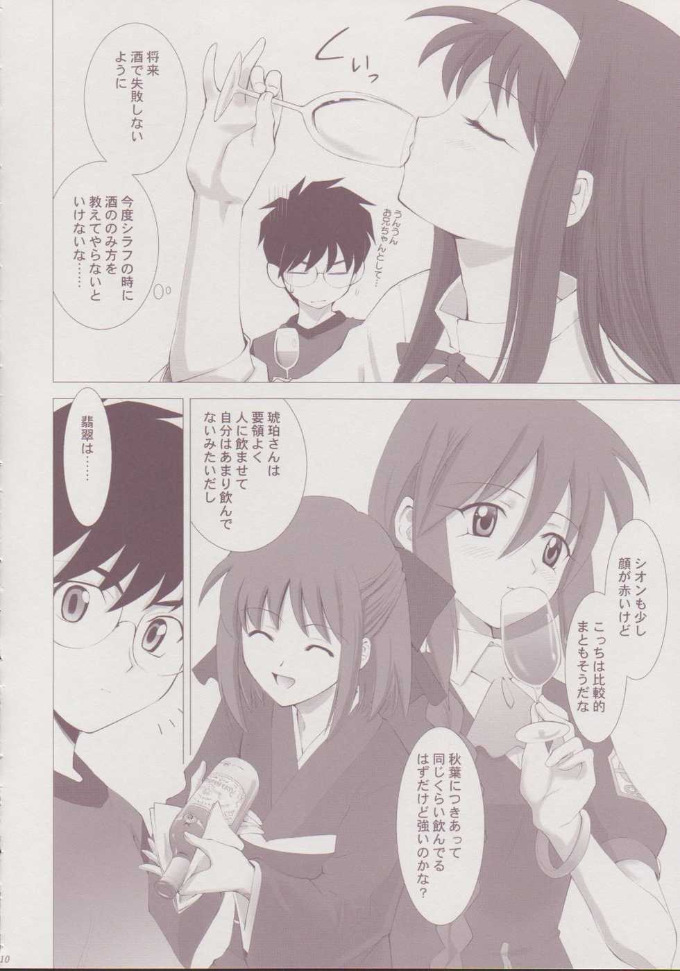 (C64) [Crazy Clover Club (Shirotsumekusa)] Tsukihime Complex 3 "red" (Tsukihime) - Page 9