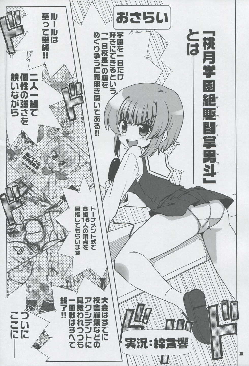 (C75) [Honeysweet Nights (HALO)] Momo Tsuki Monsters 3rd-half (Pani Poni Dash!) - Page 2