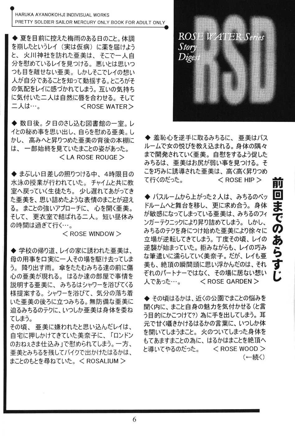 (C66) [Rose Water (Haruka Ayanokouji)] Rose Water 19 Rose Diamond (Bishoujo Senshi Sailor Moon) - Page 5