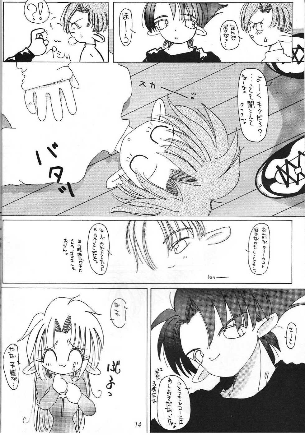 (C53) [Tsurikichi Doumei (Various)] Amigasa Nan Demo-R (Various) - Page 19